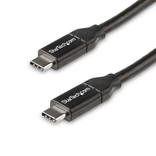 StarTech.com USB-C to USB-C Charging Cable 15.6cm (1.5ft) | 100W PD, USB-IF Certified thumbnail 1