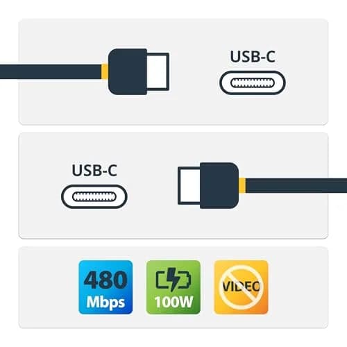StarTech.com USB-C Charging Cable 3m (10ft) | 100W PD Fast Charge, USB-IF Certified thumbnail 4