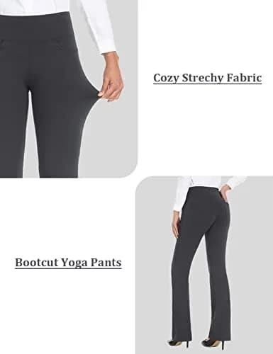 Safort Yoga Pants 28" 30" 32" 34" Inseam UPF50+ | Flattering Bootcut Fit for Active Women thumbnail 8