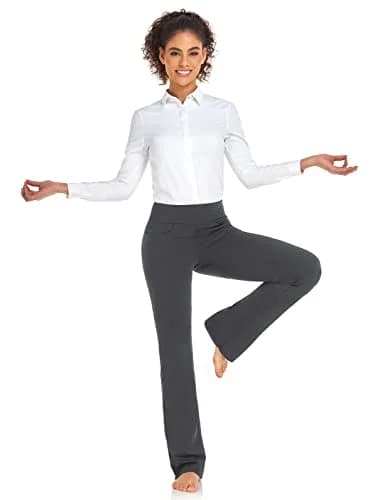 Safort Yoga Pants 28" 30" 32" 34" Inseam UPF50+ | Flattering Bootcut Fit for Active Women thumbnail 9