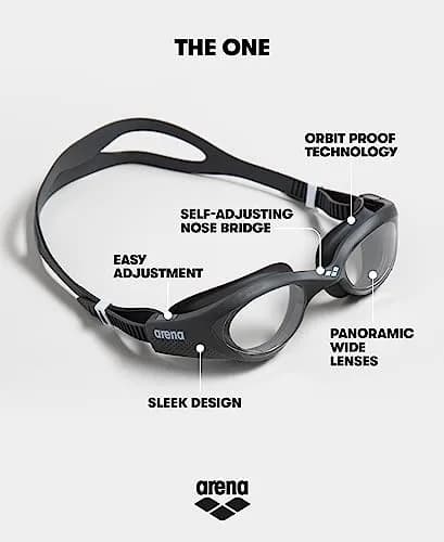 ARENA Unisex The One Swim Goggles 1 Size | Orbit-Proof Anti-Fog Fit thumbnail 2