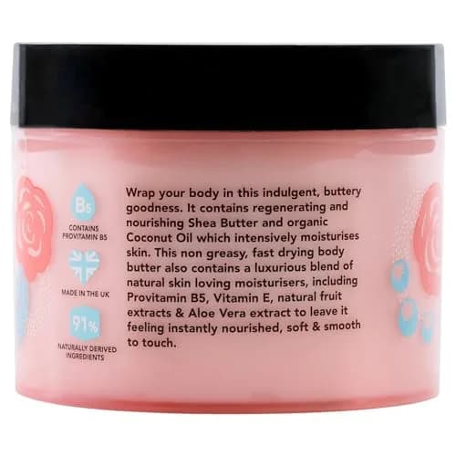 I LOVE English Rose Scented Body Butter 10.1 oz | Hydrating for Dry Skin, Vegan & Cruelty-Free thumbnail 2