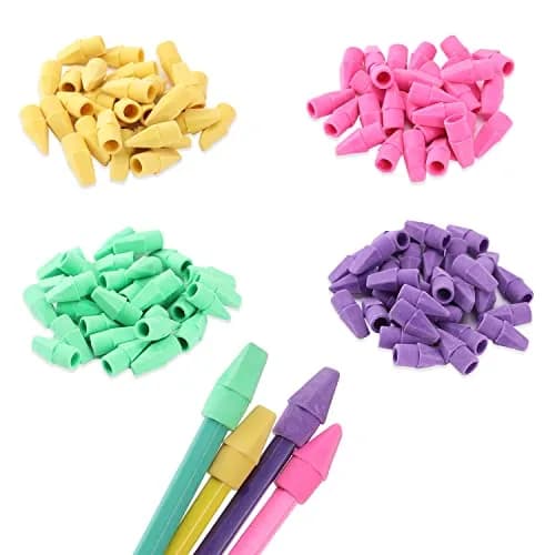 Mr. Pen Pencil Top Erasers 120 Pack Multicolored | Bulk Pack Eraser for Students & Professionals thumbnail 7
