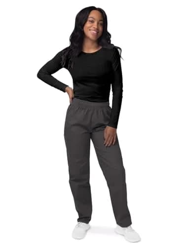 Sivvan Long Sleeve Comfort Underscrub Tee 3-Pack | Classic Fit, Tagless Crew Neck, Black, M thumbnail 6
