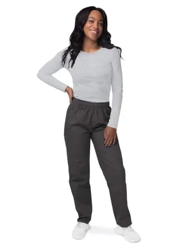 Sivvan Scrubs for Women - Long Sleeve Comfort Underscrub Tee 3-Pack - Marl Gray - XL | Classic Fit, Tagless Crew Neck thumbnail 6