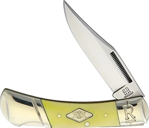 Rough Rider Lockback Classic Carbon Knife 2.8" Carbon Steel Blade | Folding Hunting Tool