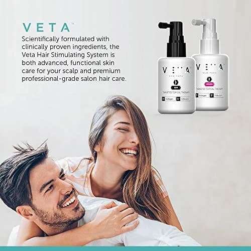 Veta Men's Targeted Topical Therapy Hair Regrowth Treatment 60ml (2.04 Fl Oz) | Stimulates Scalp Health thumbnail 3