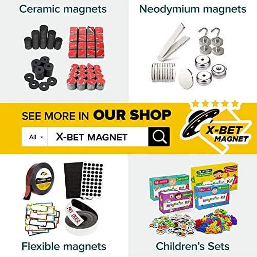 X-bet MAGNET Dry Erase Magnetic Strips 2.5cm x 7.6m (1in x 25ft) | Write-On Flexible Magnetic Tape for Organization thumbnail 8