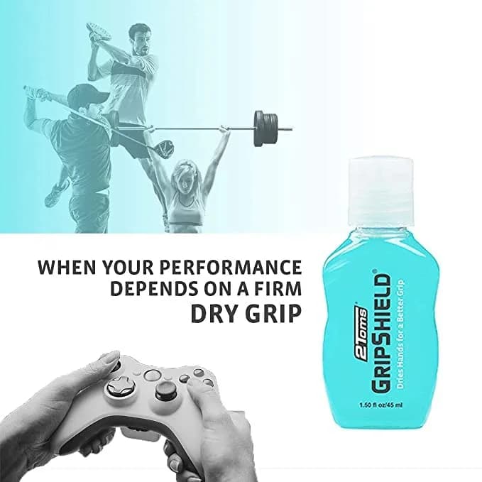 2Toms GripShield Non-Sticky Grip Enhancer 1.5 Oz Pack of 2 | Sweat-Proof Sports Grip - view 2