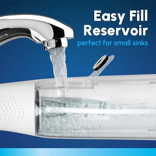 Waterpik Cordless Express Portable Water Flosser White 5 fl oz (148 ml) | Dentist Recommended Oral Irrigator thumbnail 5