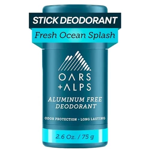 Oars + Alps Aluminum Free Men's Deodorant, Clear Gel 74ml (2.6 oz) | Odor Absorption & Movement Glide thumbnail 1