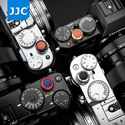 JJC Deluxe Soft Shutter Release Button Cap for Fujifilm, Sony, Leica, Canon, Nikon Cameras | Black (3g) thumbnail 4