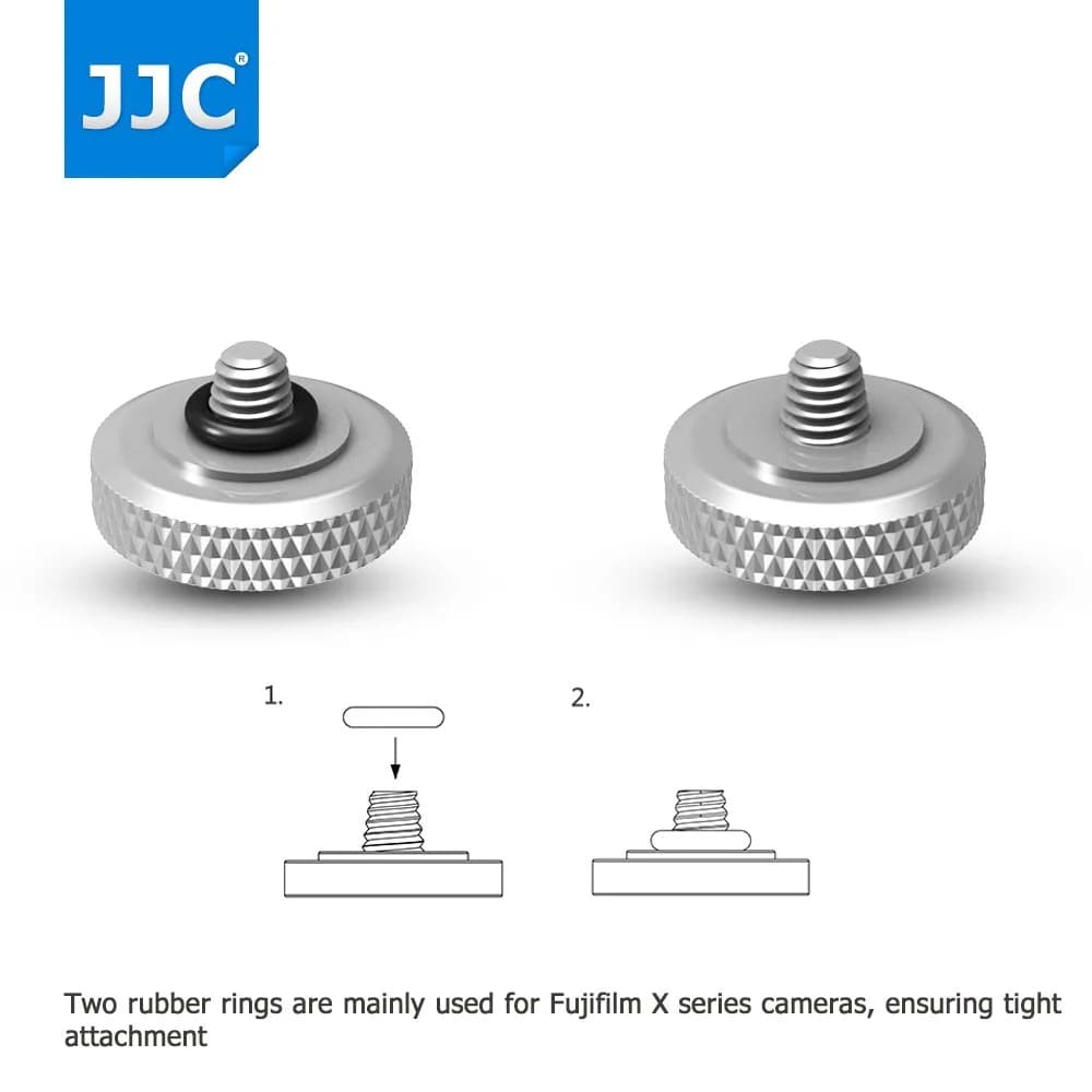 JJC Deluxe Soft Shutter Release Button Cap for Fujifilm, Sony, Leica, Canon, Nikon Cameras | Black (3g) - view 3