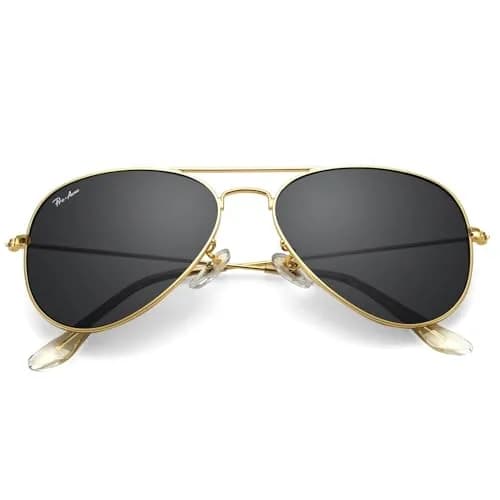 Pro Acme Classic Aviator Sunglasses Glass Lens Metal UV400 Men Women | Timeless Style & Clear Vision thumbnail 1