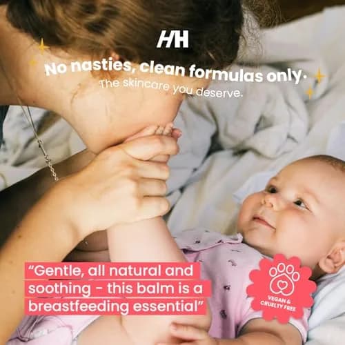 Handmade Heroes Nipple Butter Breastfeeding Balm 2 oz (59 ml) | 100% Natural Vegan Formula for Sore Cracked Nipples thumbnail 2