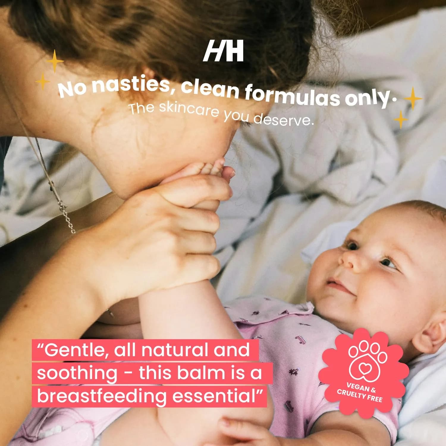 Handmade Heroes Nipple Butter Breastfeeding Balm 2 oz (59 ml) | 100% Natural Vegan Formula for Sore Cracked Nipples - view 2