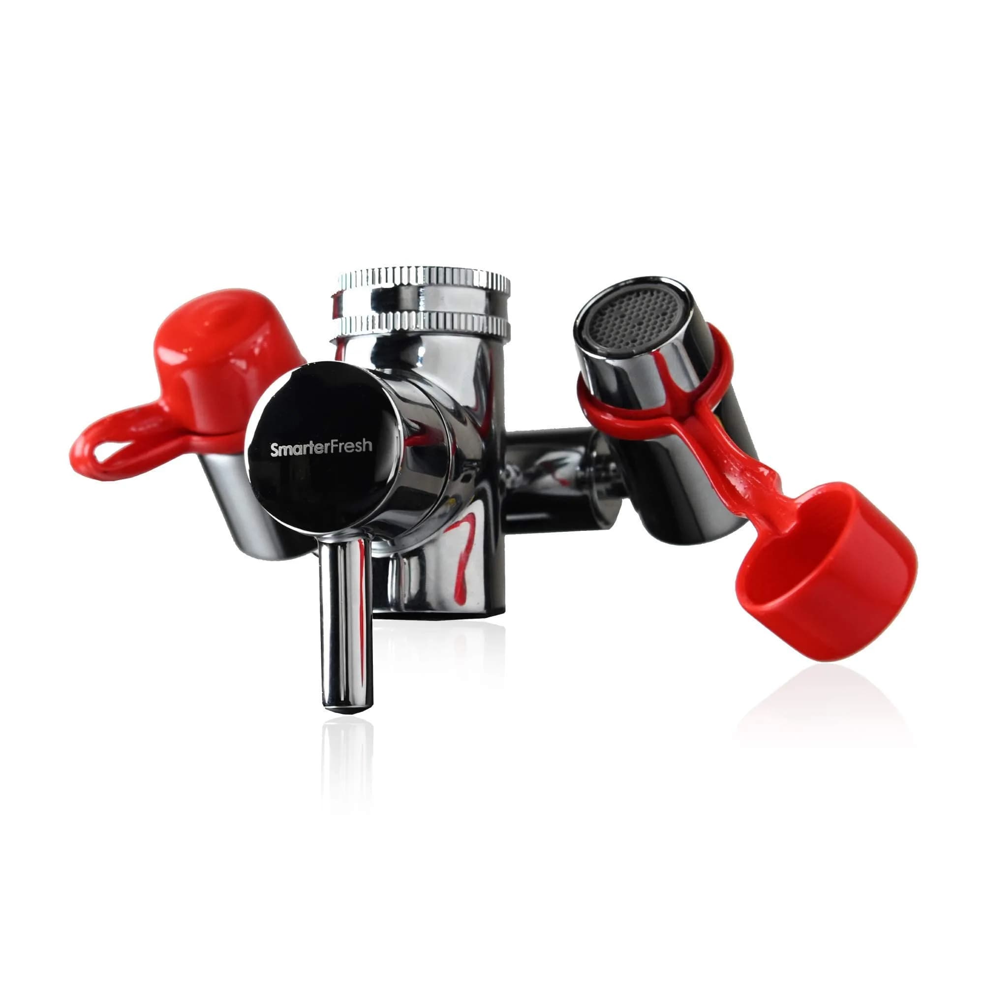 SmarterFresh Faucet Mounted Eyewash Station | Reliable Emergency Eye Wash for Sink Attachment