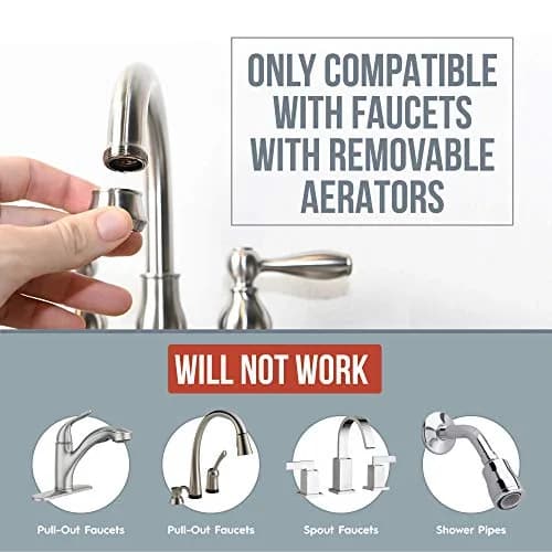 SmarterFresh Faucet Mounted Eyewash Station | Reliable Emergency Eye Wash for Sink Attachment thumbnail 7