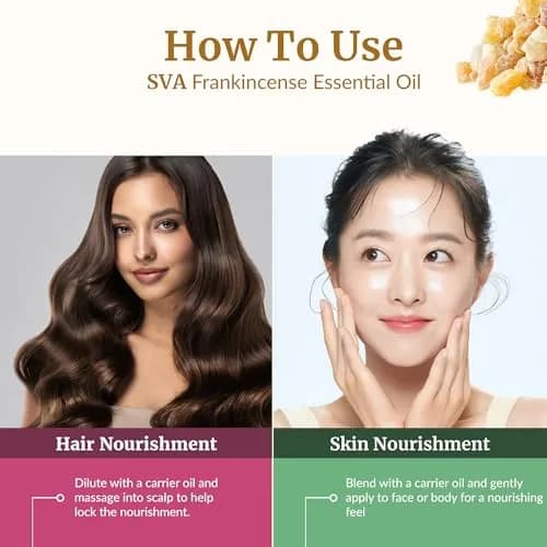 SVA ORGANICS Frankincense Essential Oil 30ml (1 Fl Oz) | Pure Carterii Oil for Aromatherapy & Skin thumbnail 5