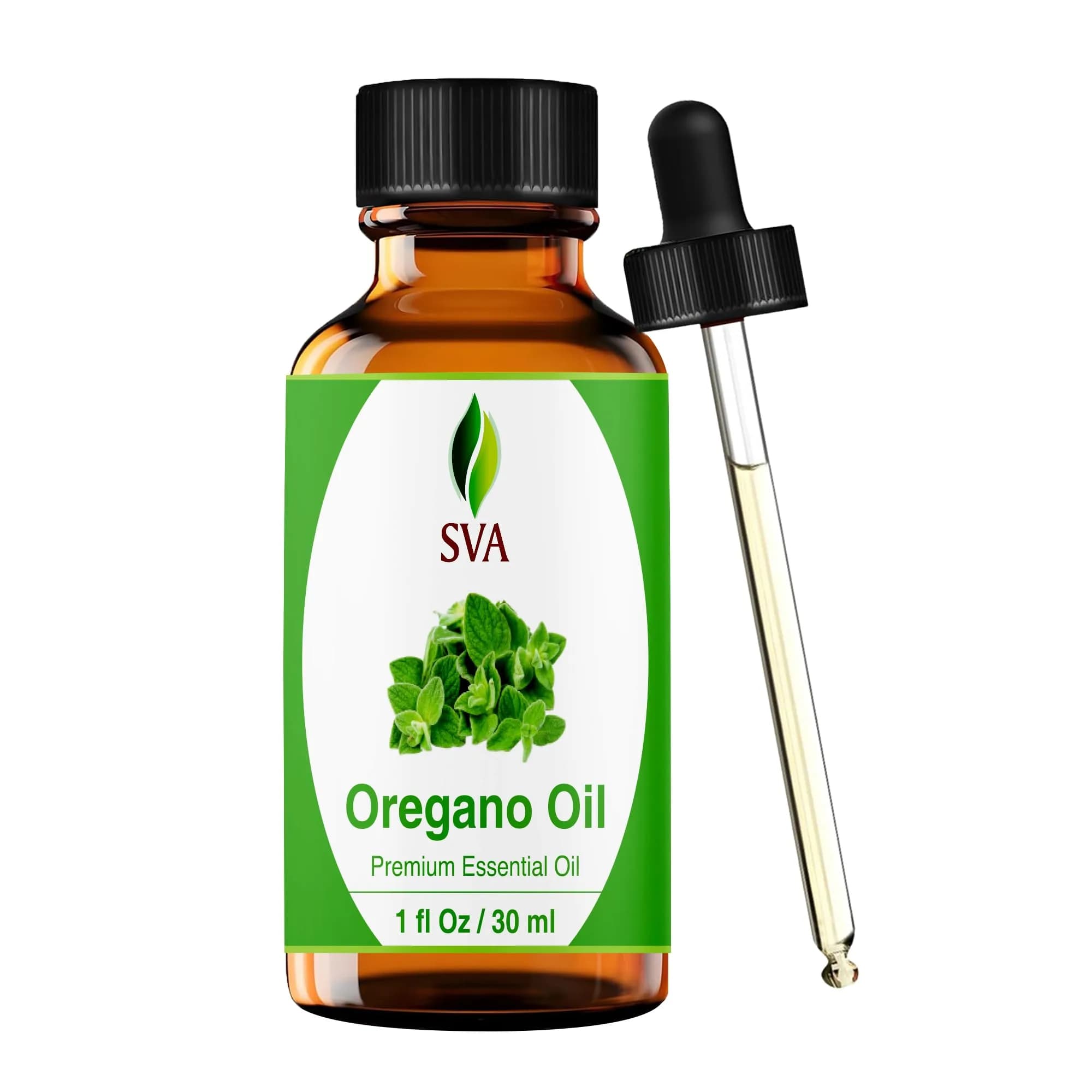 SVA ORGANICS Oregano Essential Oil 1 Fl Oz (30 ml) - Pure & Natural, Steam Distilled - main product image