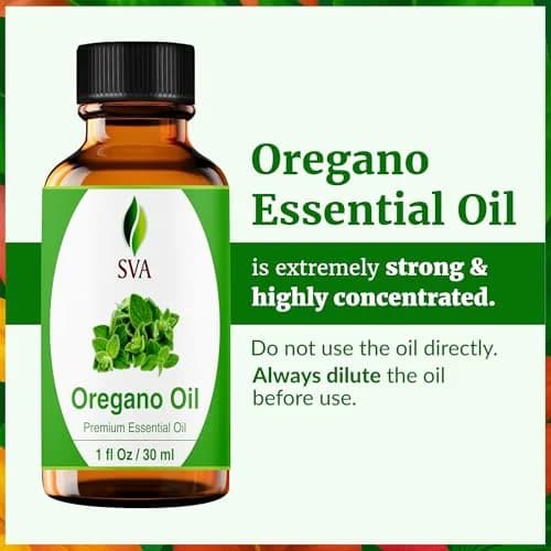 SVA ORGANICS Oregano Essential Oil 1 Fl Oz (30 ml) - Pure & Natural, Steam Distilled thumbnail 2