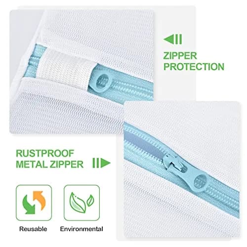 OTraki Extra Large Mesh Laundry Bag 90cm x 110cm (35" x 43") | Durable Zippered Wash Bag for Bedding, Jackets, Delicates thumbnail 5