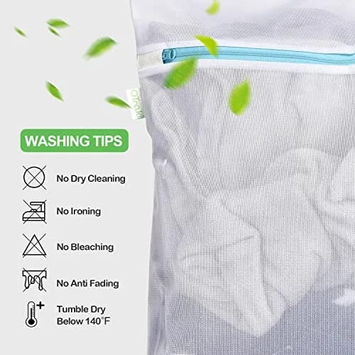OTraki Extra Large Mesh Laundry Bag 90cm x 110cm (35" x 43") | Durable Zippered Wash Bag for Bedding, Jackets, Delicates thumbnail 8