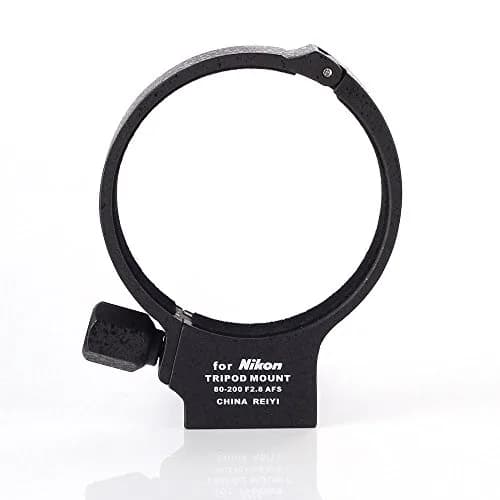 Hersmay Tripod Collar Mount Ring for Nikon Nikkor AF-S 80-200mm f/2.8D | Heavy Metal, 80mm Diameter, Black thumbnail 3