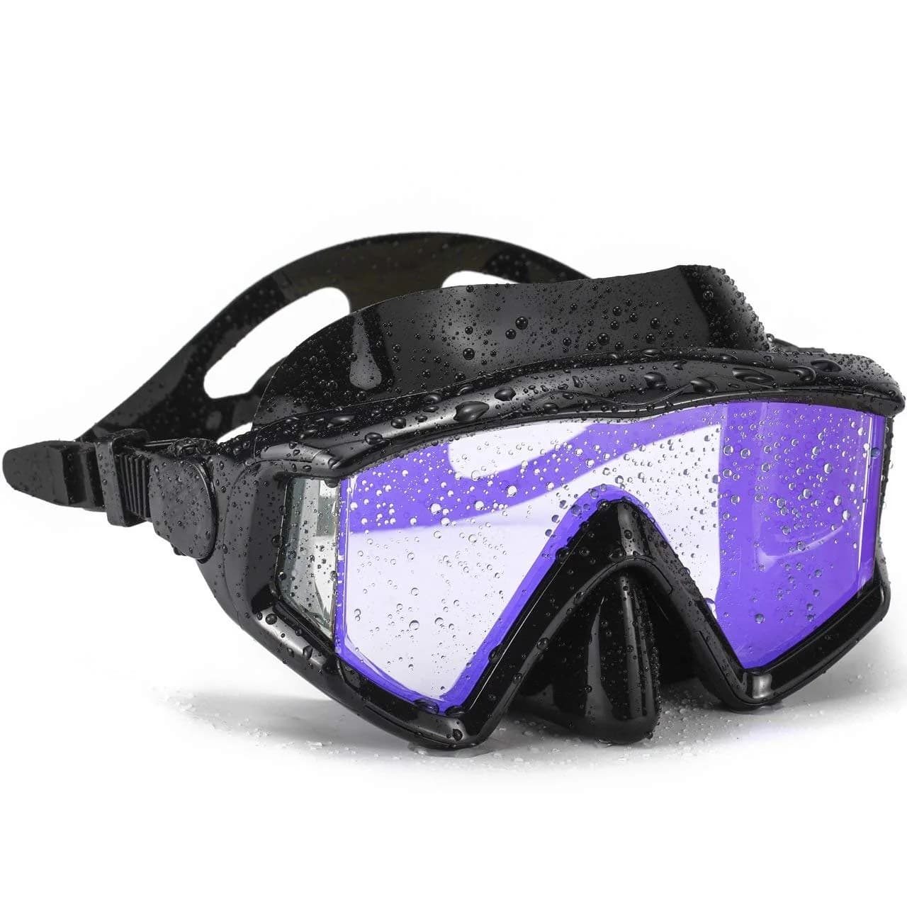 AQUA A DIVE SPORTS Adult Snorkel Mask with Anti-Fog Lenses | 180° Field of View - view 5