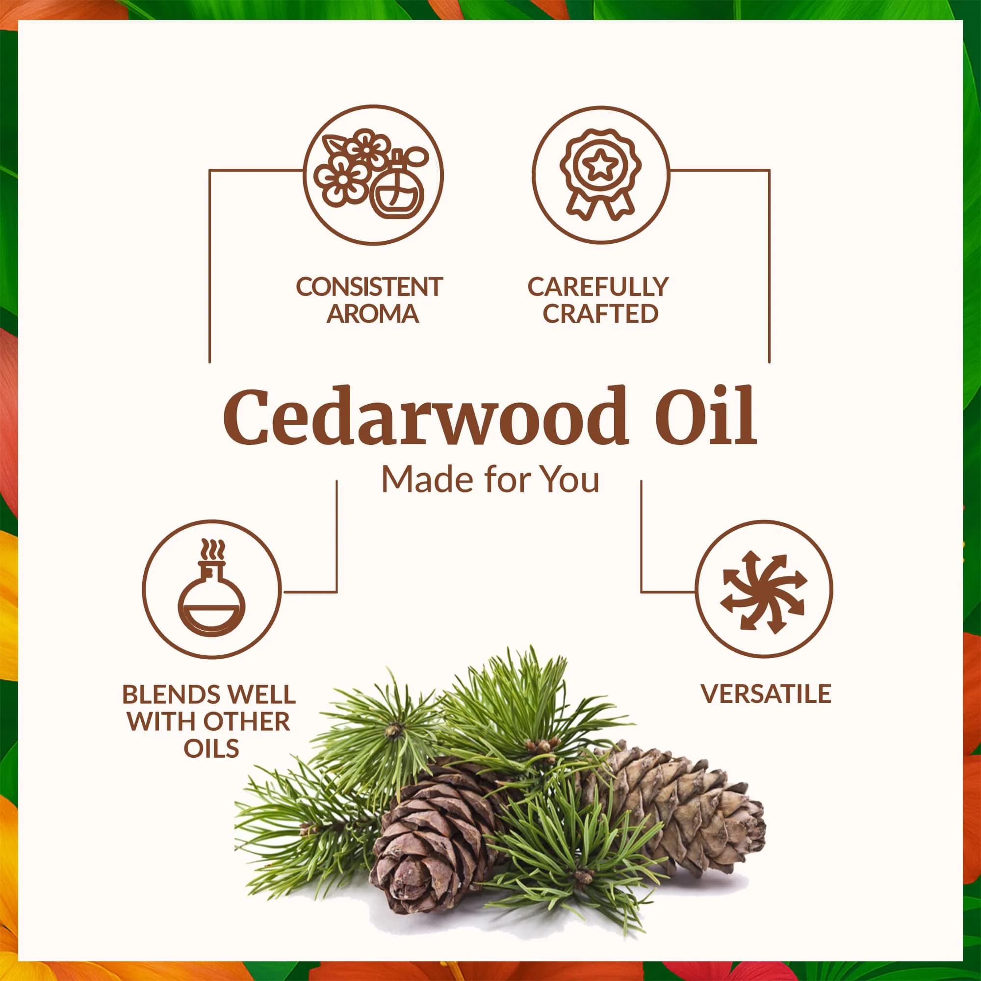 SVA Organics Cedarwood Essential Oil - 4 Fl Oz (118 mL) - Pure & Natural Aromatherapy Oil - view 3