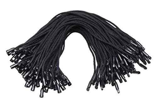 Tupalizy Black Cotton Gift Clothing Price Tag String 7.6 inch | 100PCS for Labels & Tags thumbnail 1