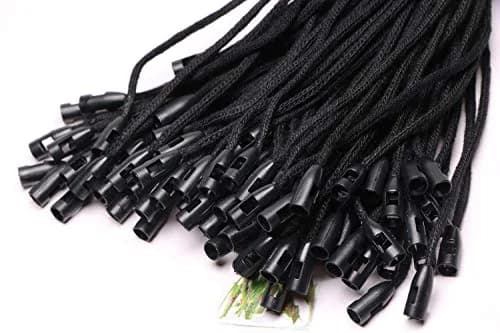 Tupalizy Black Cotton Gift Clothing Price Tag String 7.6 inch | 100PCS for Labels & Tags thumbnail 2