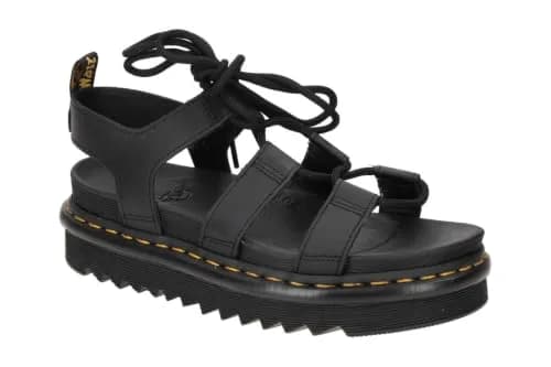 Dr. Martens Nartilla Gladiator Sandal 9 Women/8 Men | Ankle-Tie, Classic Docs DNA, Lightweight EVA Sole thumbnail 4