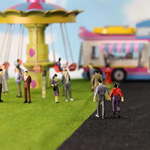 Evemodel P50 Model Trains Architectural Figures 50PCS | 1:50 O Scale Miniature People for Scenes thumbnail 2