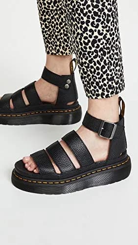 Dr. Martens Clarissa II Quad Sandals | High Platform & Classic Gladiator Style, Black, US 7 thumbnail 2