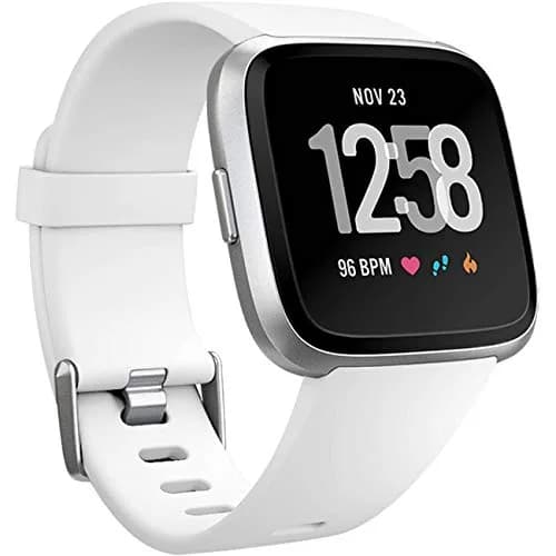 Wepro Sport Bands for Fitbit Versa 2, Versa Lite, Versa — Small 140mm (5.5"-7.2") White | Adjustable, Sweat-Resistant Elastomer Strap thumbnail 1