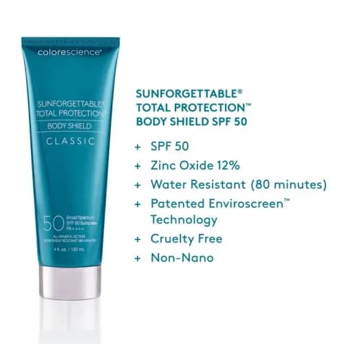 Colorescience Total Protection Body Shield SPF 50 4 Fl Oz | Invisible Mineral Sunblock for All Skin Types thumbnail 3