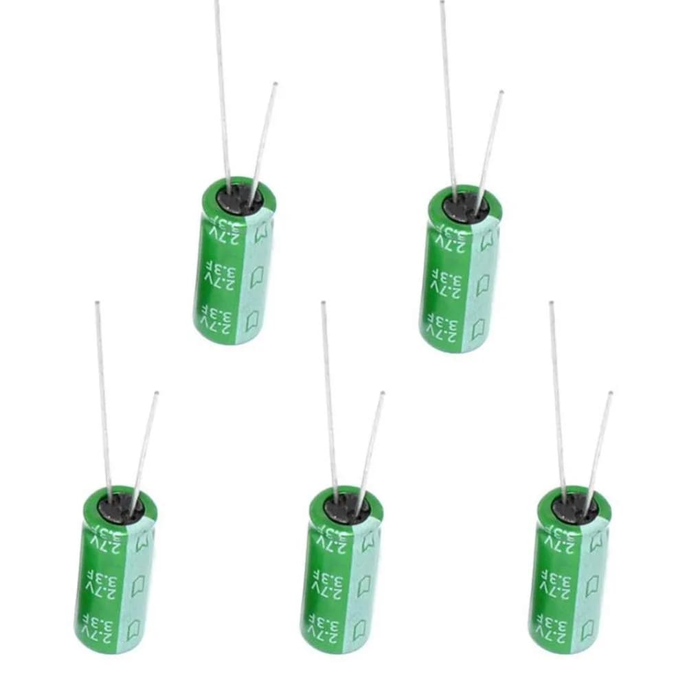 DazzyD Super Capacitor 2.7V 3.3F (12.5mm Dia x 25mm H) | Energy Storage for Electronics
