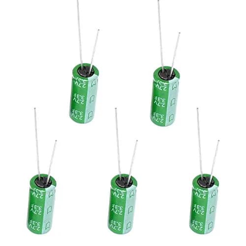 DazzyD Super Capacitor 2.7V 3.3F (12.5mm Dia x 25mm H) | Energy Storage for Electronics thumbnail 1