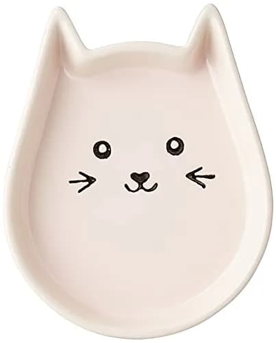 Nobby Cats Kitty Face Ceramic Bowl – Pink | Cute Cat Face Design, 13x16x3cm, Non-Slip thumbnail 3