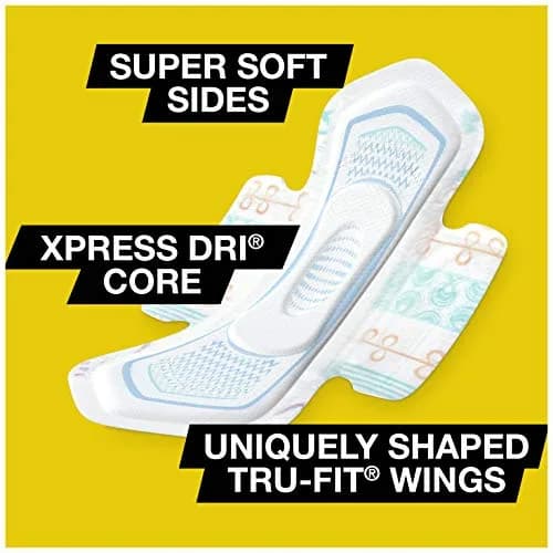 U by Kotex CleanWear Ultra Thin Pads with Wings, Regular, 36 Count | Fragrance-Free Protection for Sensitive Skin thumbnail 2