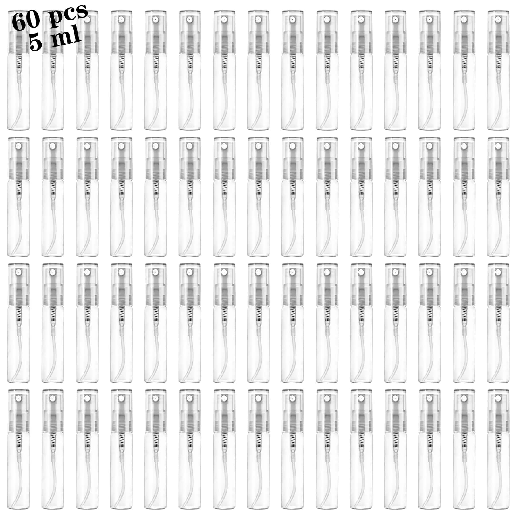 Csdtylh Refillable Glass Spray Bottle 5ml | Portable Perfume & Essential Oil Atomizer for Travel