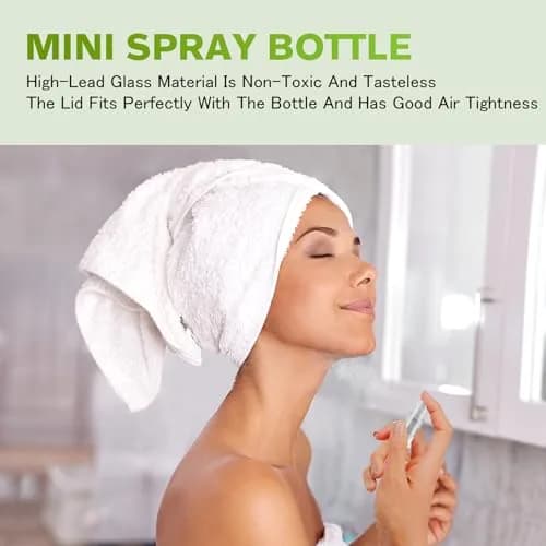 Csdtylh Refillable Glass Spray Bottle 3ml | Portable Perfume & Essential Oil Atomizer for Travel thumbnail 6