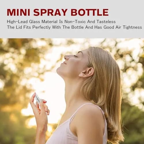 Csdtylh Mini Spray Bottle 2ml | Refillable Glass Atomizer for Perfume & Essential Oils thumbnail 7