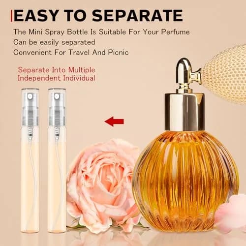 Csdtylh Mini Spray Bottle 10ml | Refillable Glass Atomizer for Travel & Essential Oils thumbnail 3