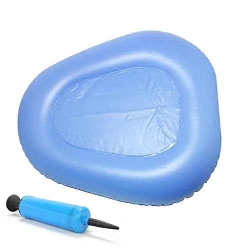 KIKIGOAL Blue Inflatable Bed Pan for Elderly & Paralyzed | Washable & Portable thumbnail 8