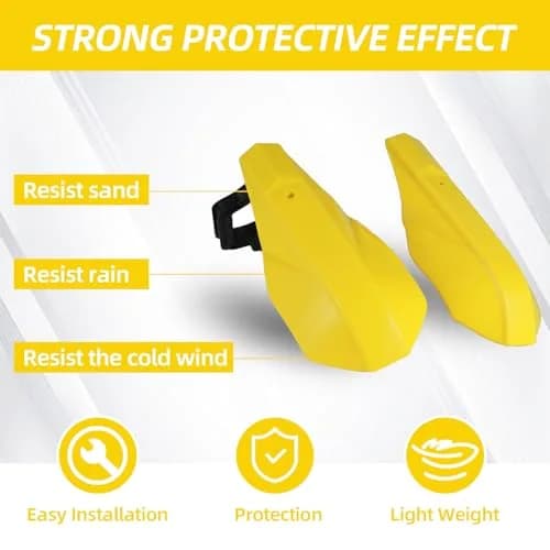 AnXin Dirt Bike Hand Guards 7/8" 1 1/8" | Universal Fit for DRZ125 DRZ50 | Protect Hands & Reduce Fatigue thumbnail 4