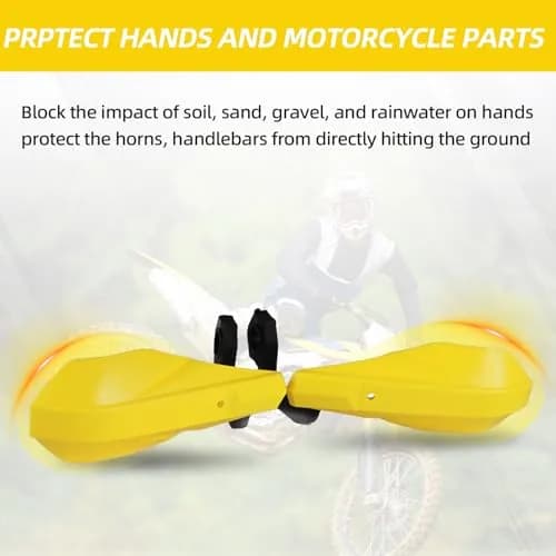 AnXin Dirt Bike Hand Guards 7/8" 1 1/8" | Universal Fit for DRZ125 DRZ50 | Protect Hands & Reduce Fatigue thumbnail 5