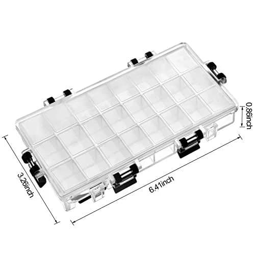 joybest Watercolor Palette Box 24-Well | Airtight Leak Proof Travel Case for Watercolors, Acrylic, Gouache & Oil Paint (6.41x3.26x0.86 in) thumbnail 7