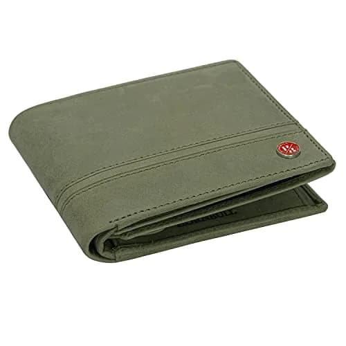 HORNBULL Denial Leather Wallet for Men | RFID Blocking Bi-Fold Wallet (Green) | 7 Card Slots, 2 Money Compartments, 1 Coin Pocket thumbnail 12